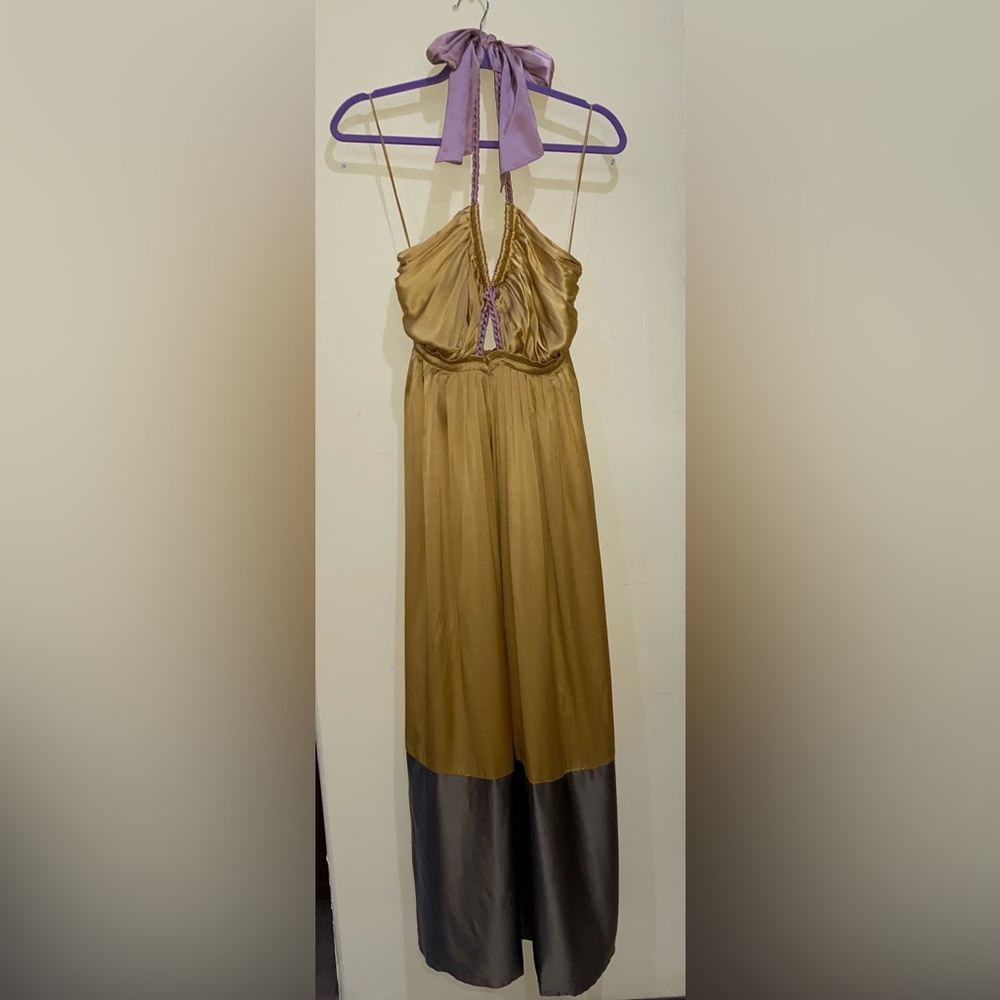 Anthropologie silky dress, size small.